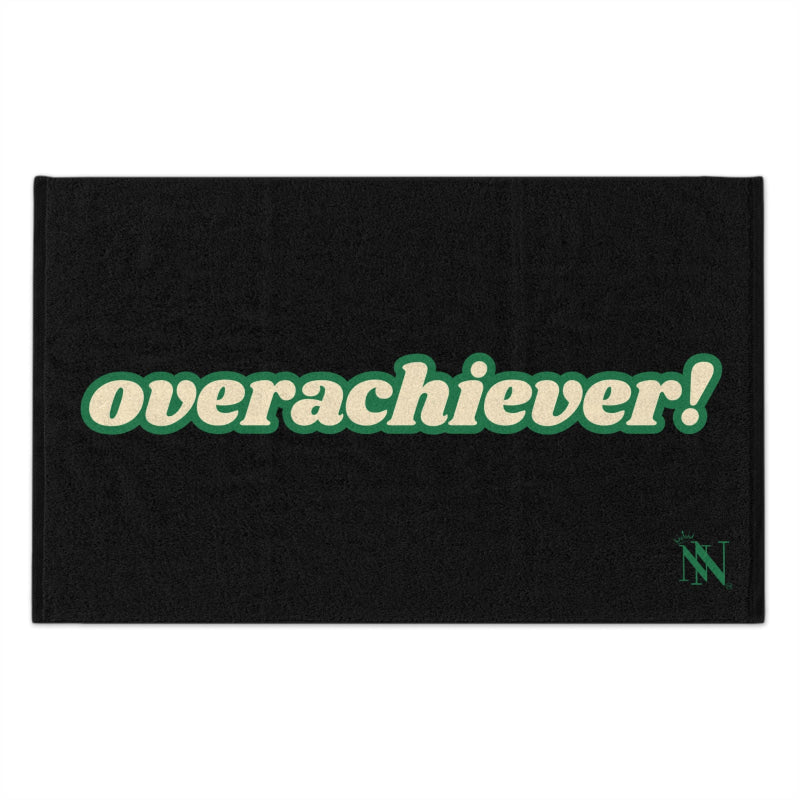 Over Achiever! Black | Mix & Match Soft Fun-Flirty Lovers’ Towels