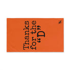 Thanks for the ’D’ Orange | Mix & Match Original Fun-Flirty Lovers’ Towels