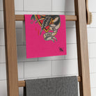 My Love Traditional Tattoo Pink | Mix & Match Soft Fun-Flirty Lovers’ Towels