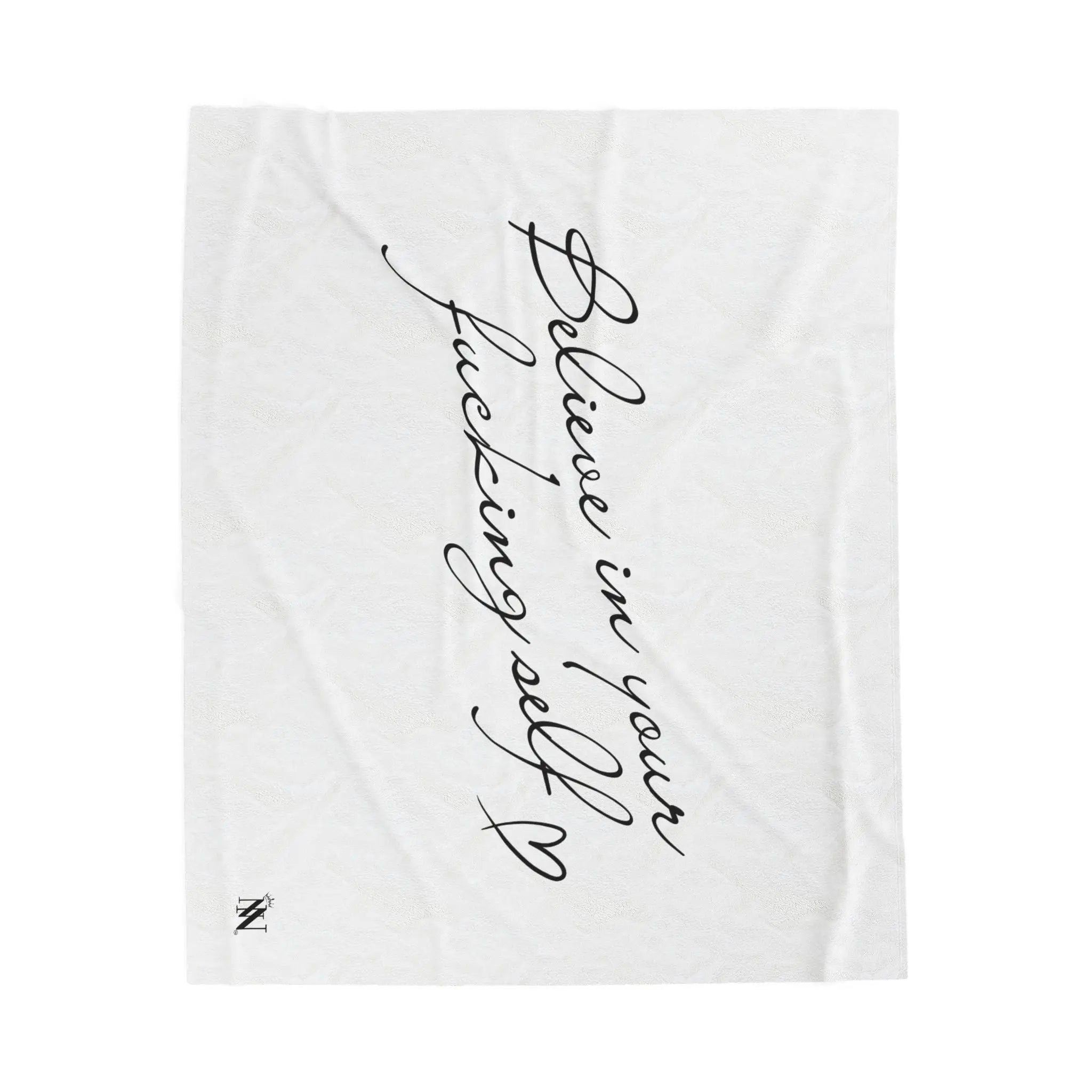 Believe in Your Fucking Self | Mix & Match Soft Fun-Flirty Lovers’ Blankets