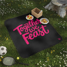 Together We Feast | Mix Match Fun-Flirty Lovers’ Water-Resistant Blankets