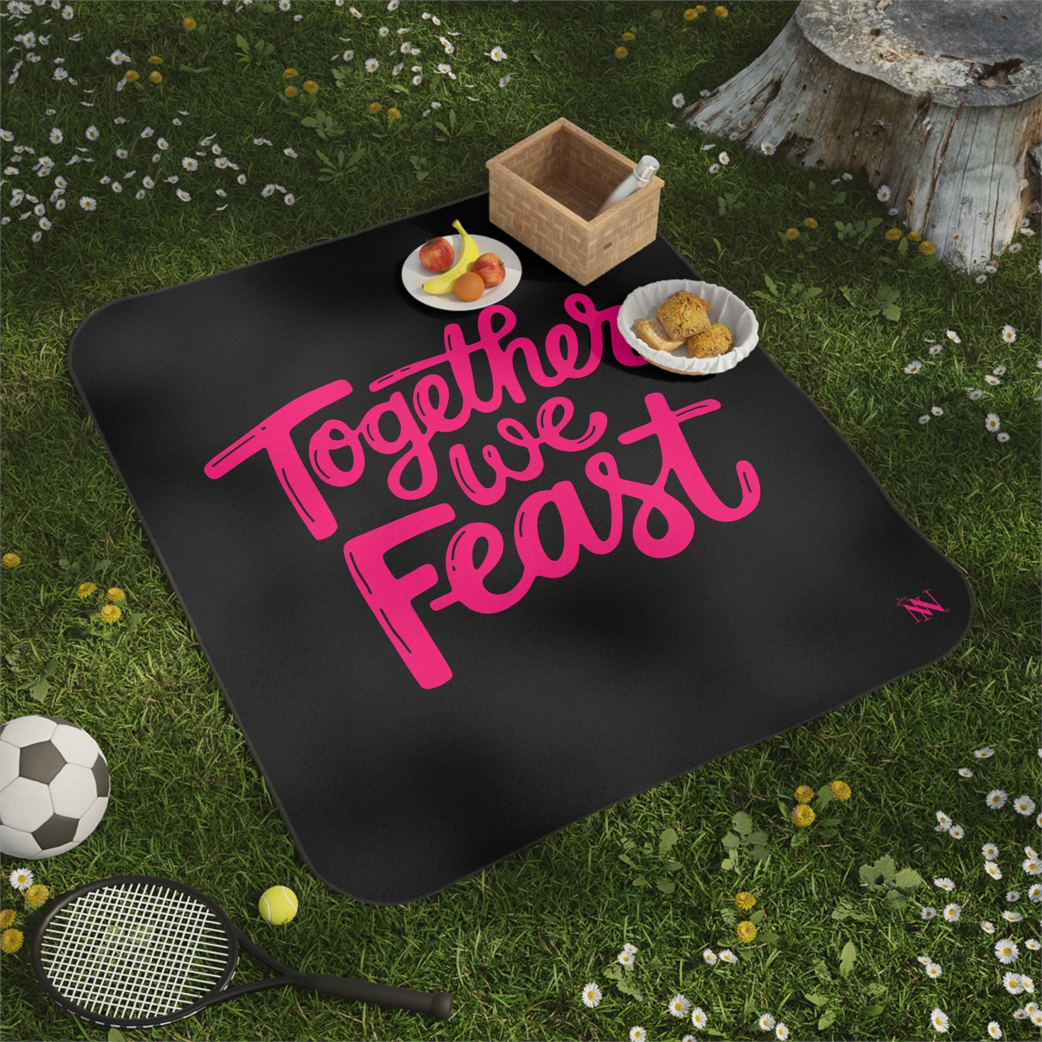Together We Feast | Mix Match Fun-Flirty Lovers’ Water-Resistant Blankets