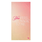 You Feel Like Magic to Me Extra Large Sex Towel