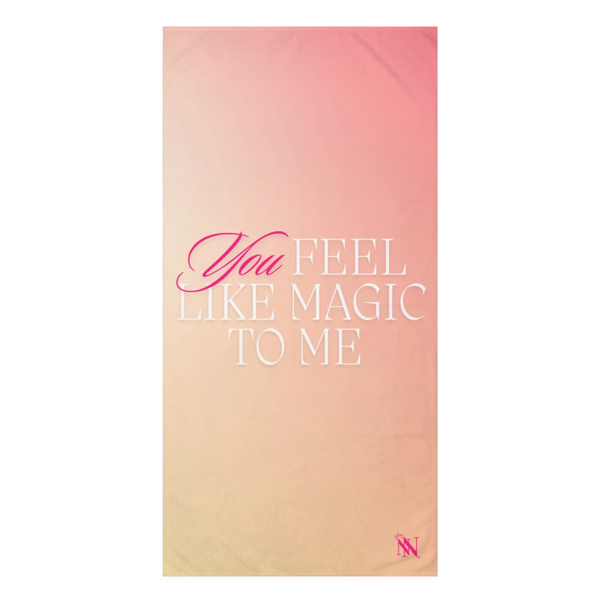 You Feel Like Magic to Me Extra Large Sex Towel