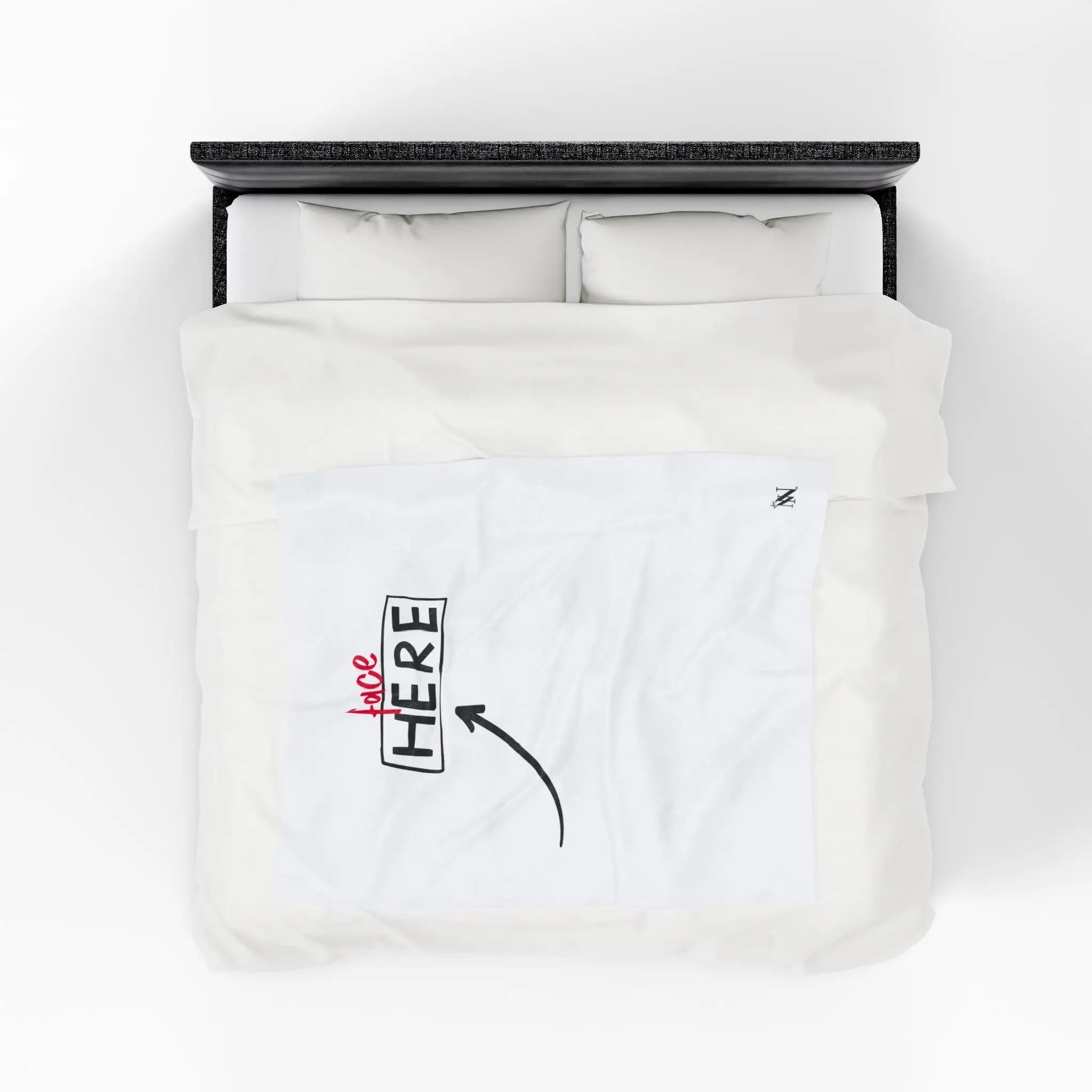 Face Here | Mix & Match Fun-Flirty Lovers’ Blankets