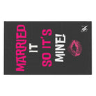 Married It So It’s Mine! With a Kiss | Nectar Napkins Fun-Flirty Lovers’ Towels