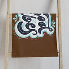 Good Vibes Blue Splash Brown | Mix & Match Classic Fun-Flirty Lovers’ Towels