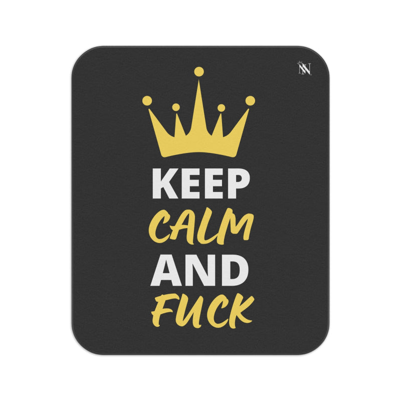 Keep Calm & Fuck Queen King | Mix Match Fun-Flirty Lovers’ Water-Resistant Blankets