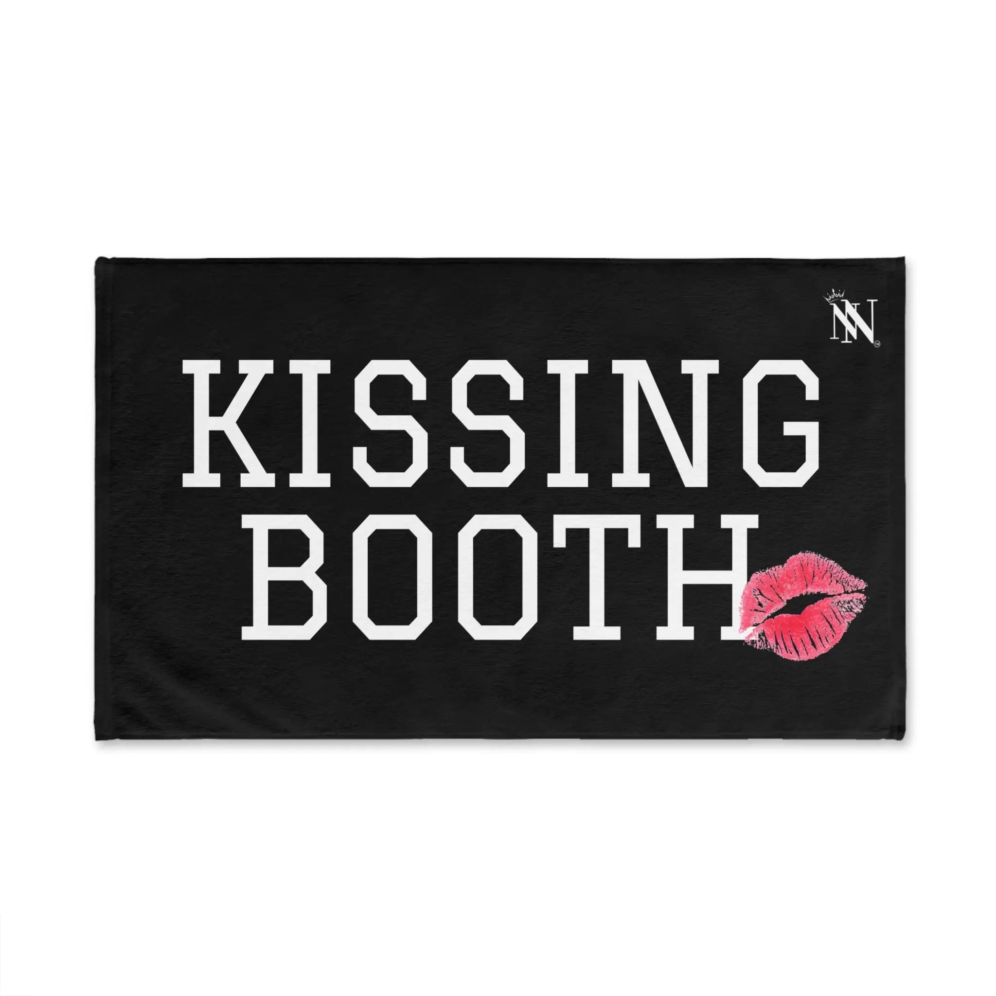 Kissing Booth Kiss Black | Mix & Match Original Fun-Flirty Lovers’ Towels