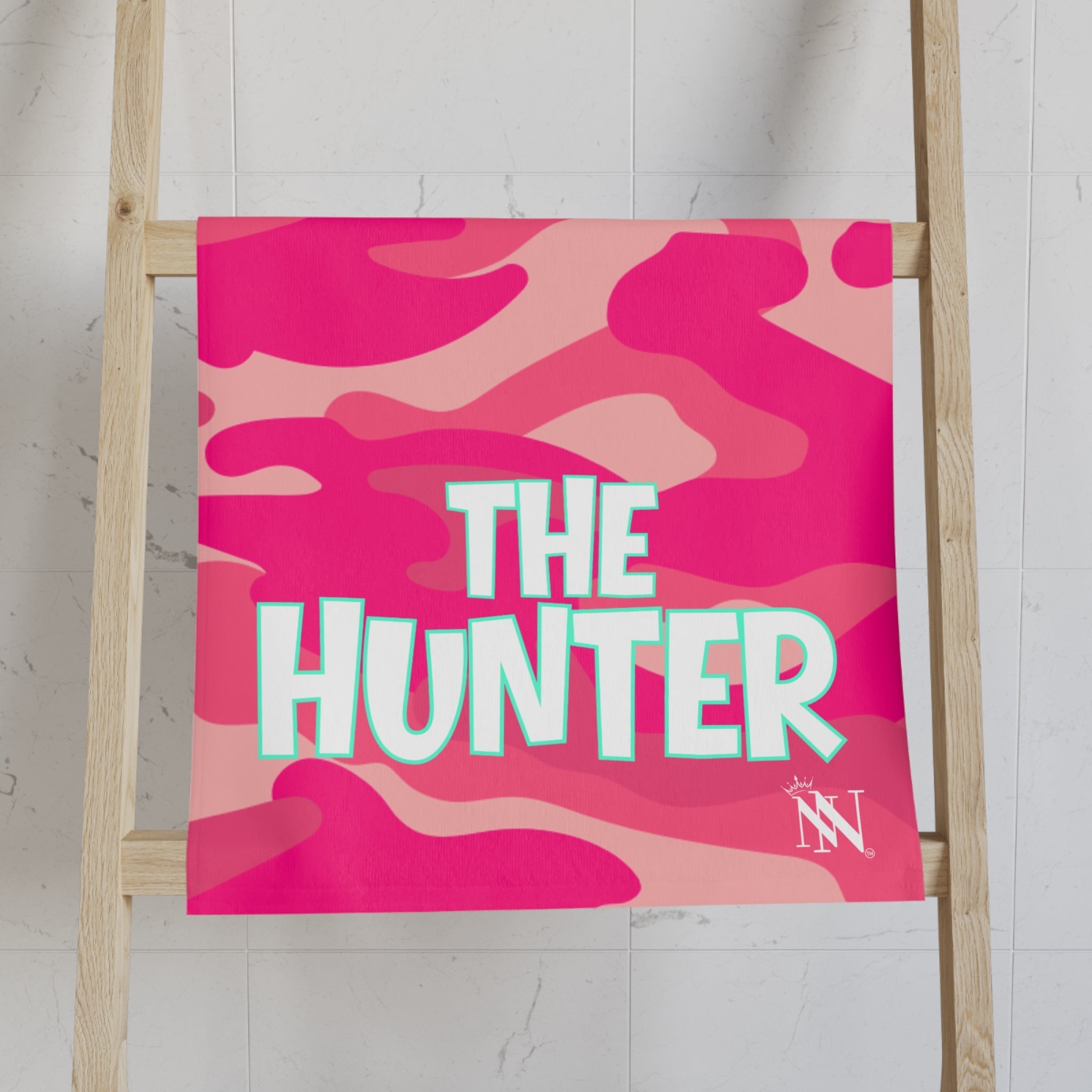 The Hunter & The Hunted Shareable Grey Camo Cum Towel