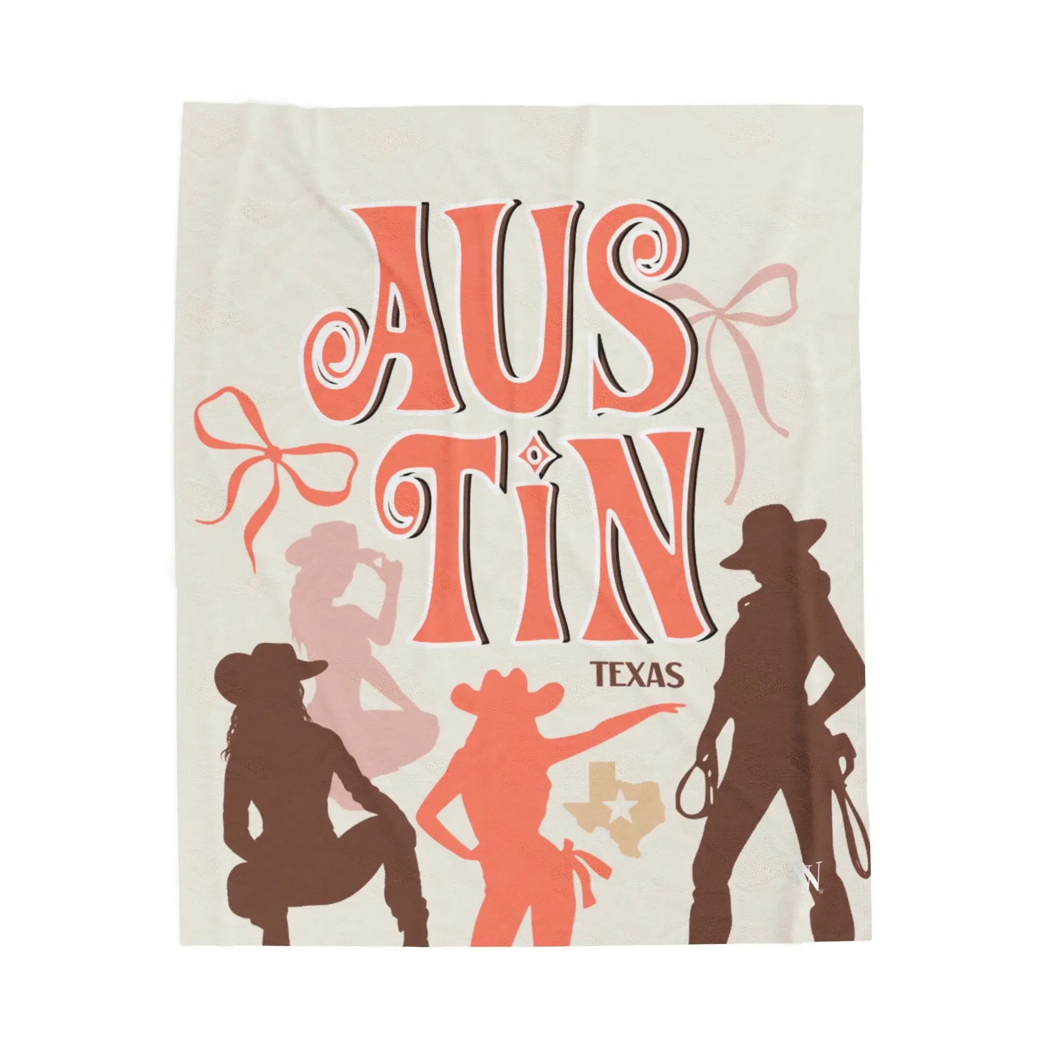 Austin Texas Cowgirl Blanket
