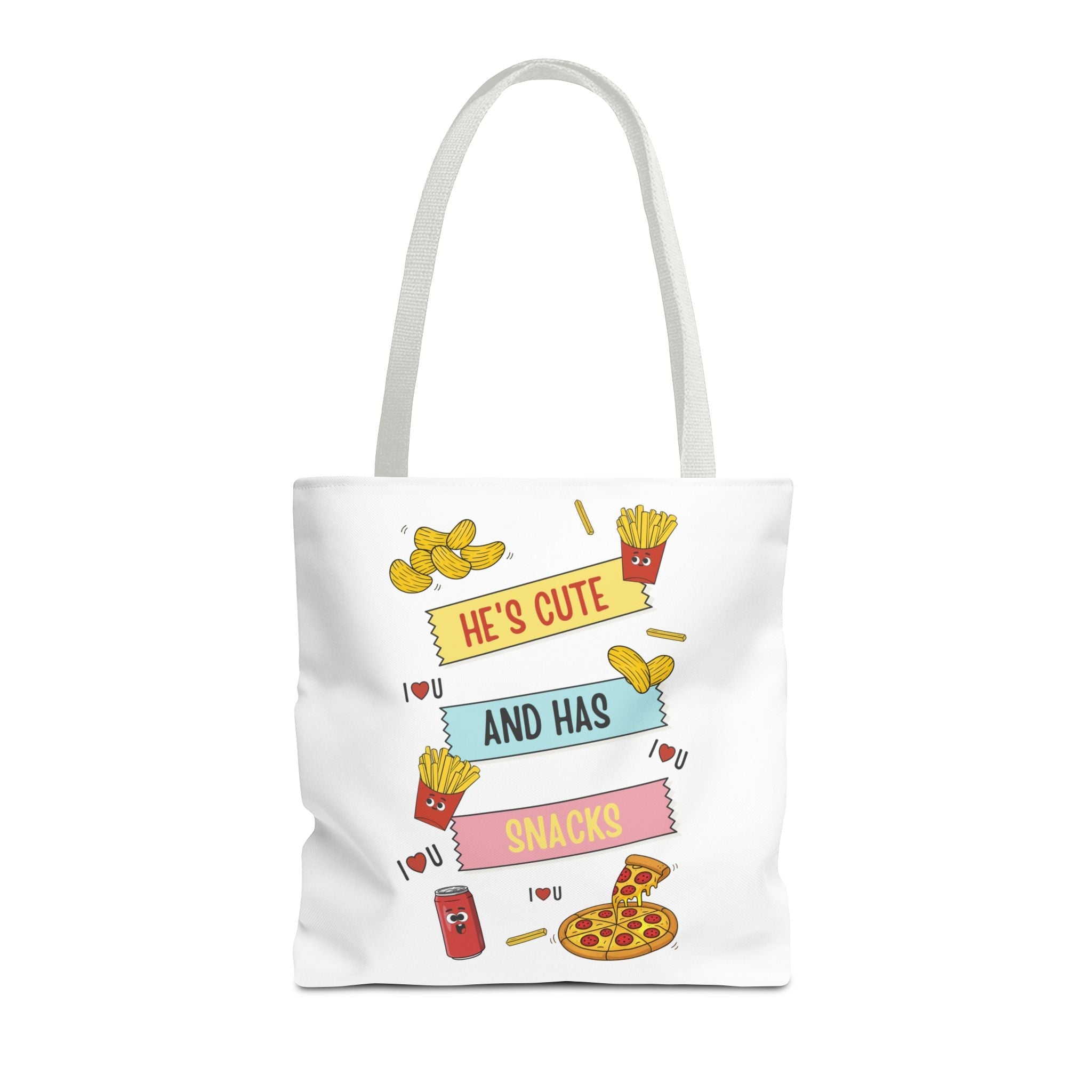 He’s Cute and Has Snacks | Mix & Match Fun-Flirty Lovers’ Totes