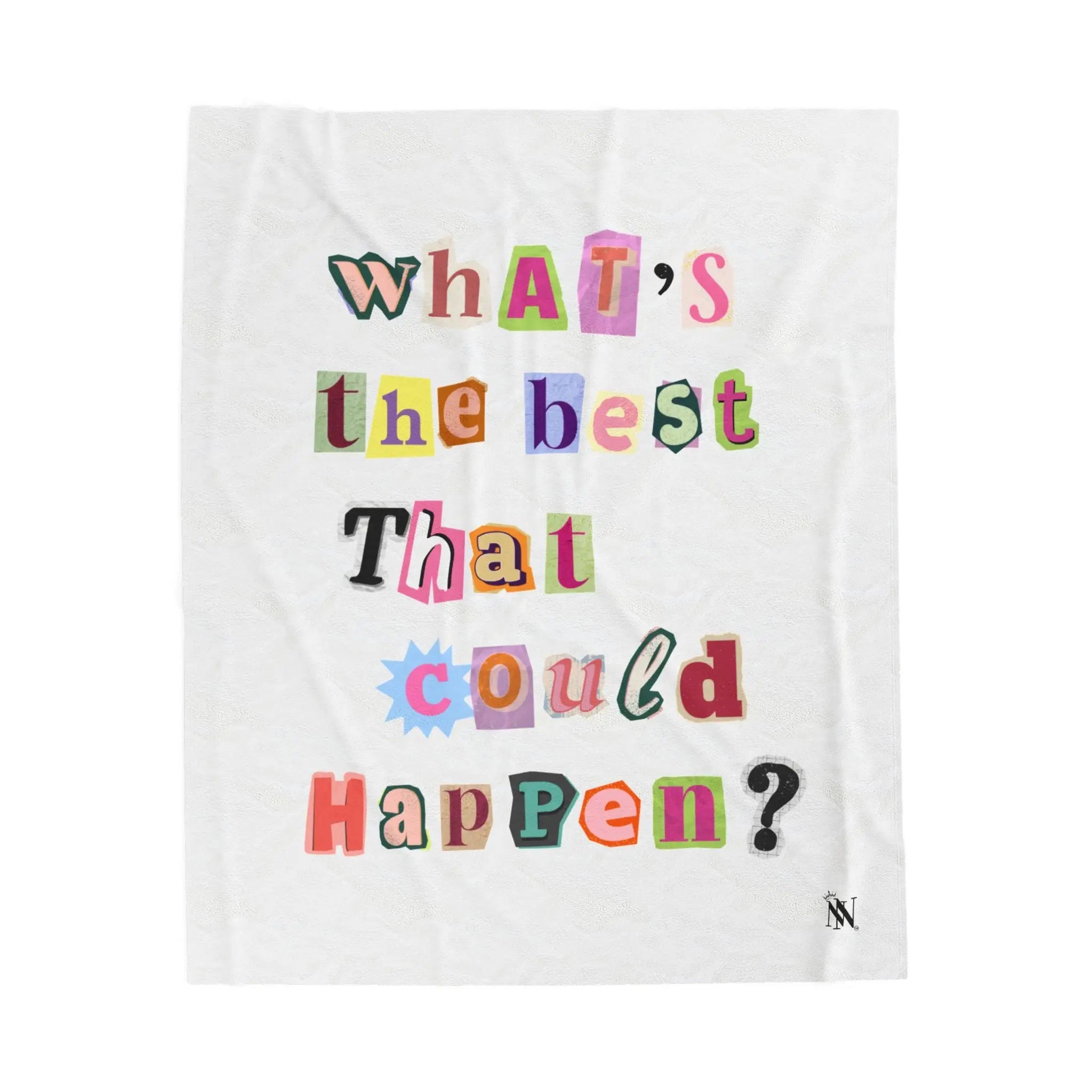 What’s the Best That Could Happen? Ransom Note Blanket