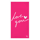 Love You with a Heart Big Anal Play Sex Towel