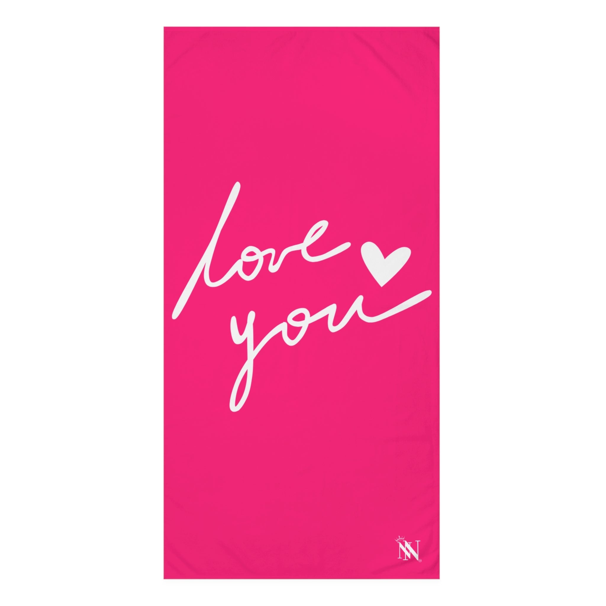 Love You with a Heart Big Anal Play Sex Towel