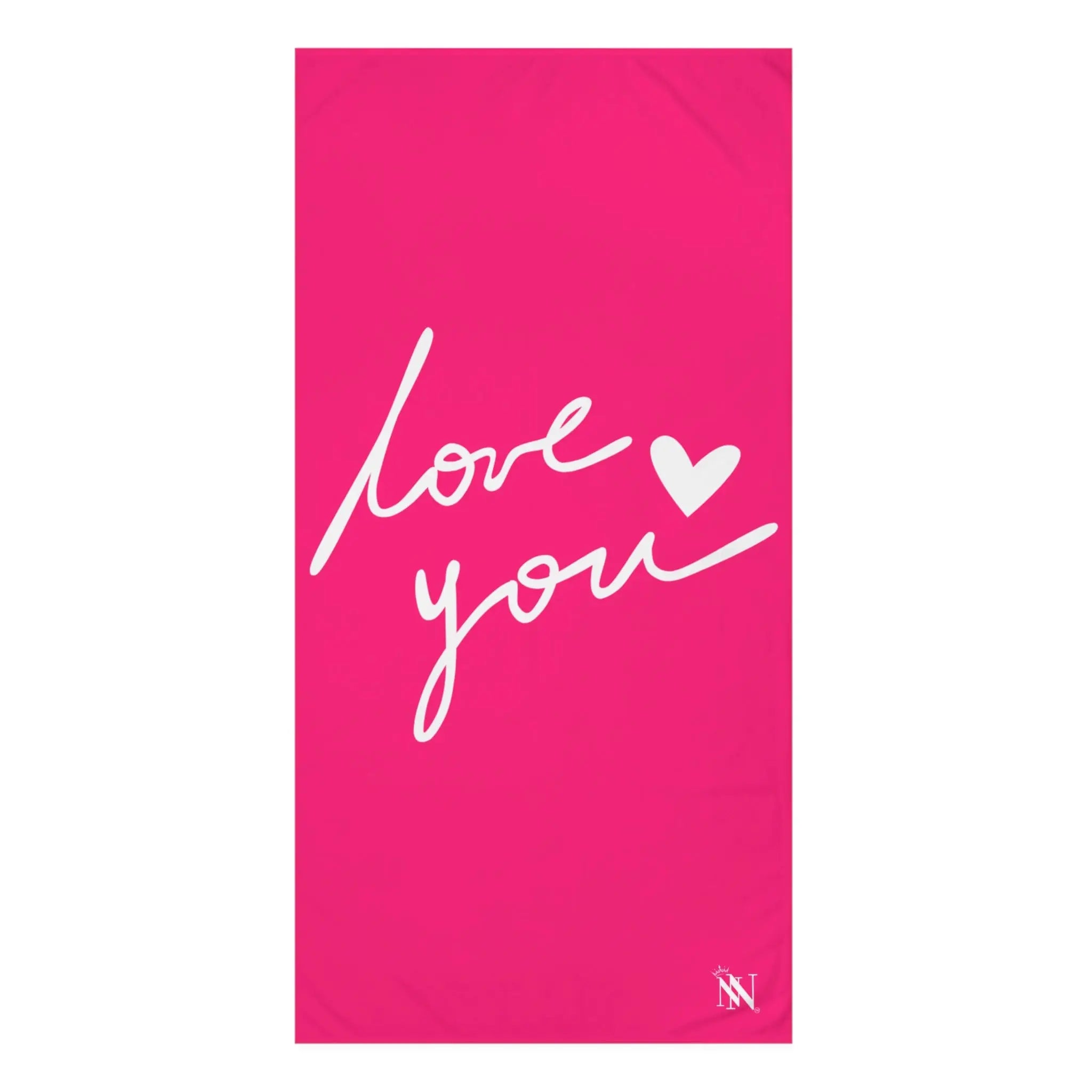 Love You with a Heart Big Anal Play Sex Towel