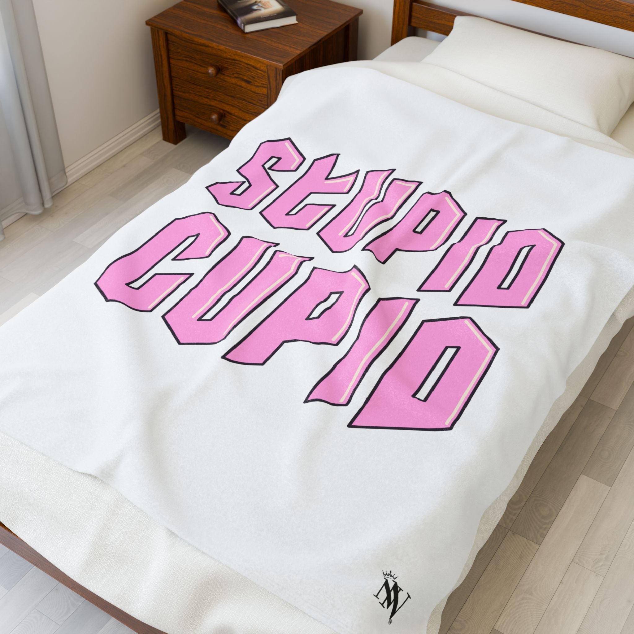 Stupid Cupid | Mix & Match Velveteen Fun-Flirty Lovers’ Blankets