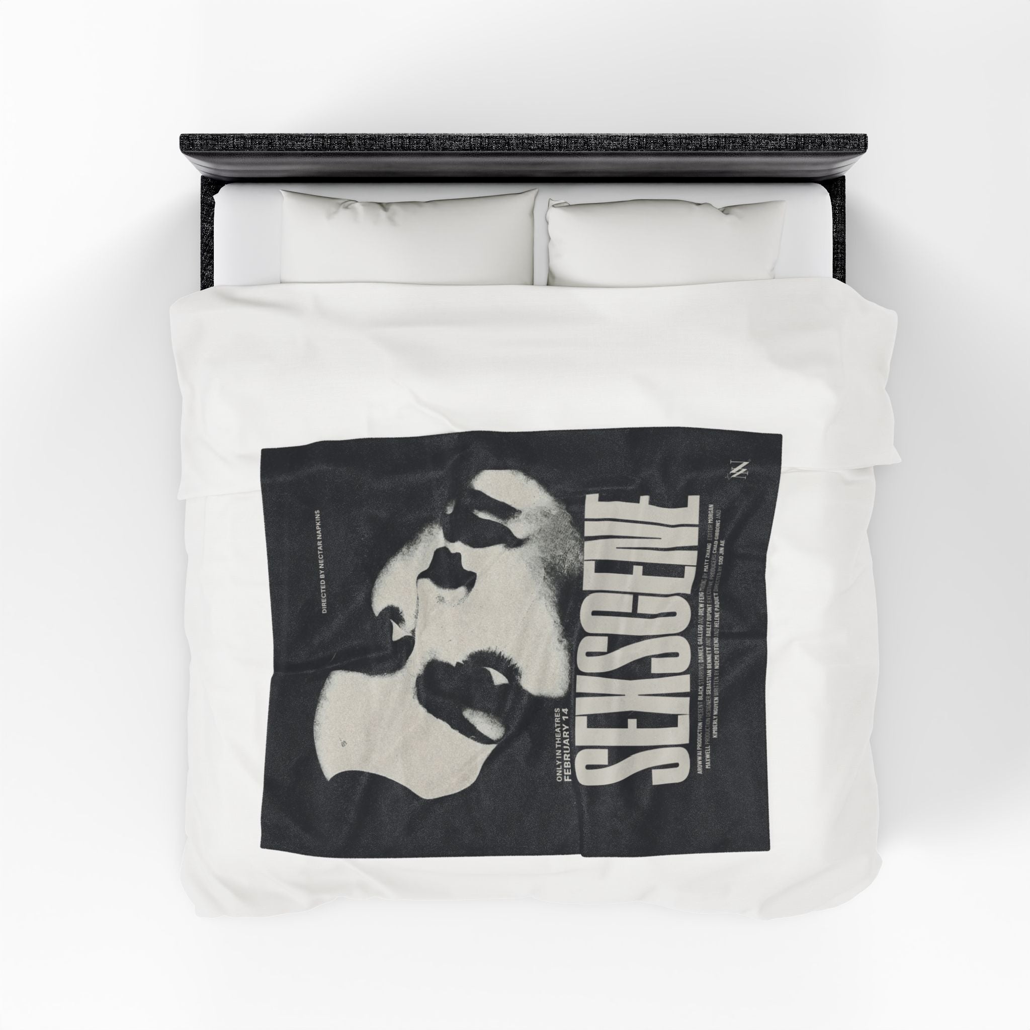 Sex Scene Movie Poster | Mix & Match Soft Fun-Flirty Lovers’ Blankets