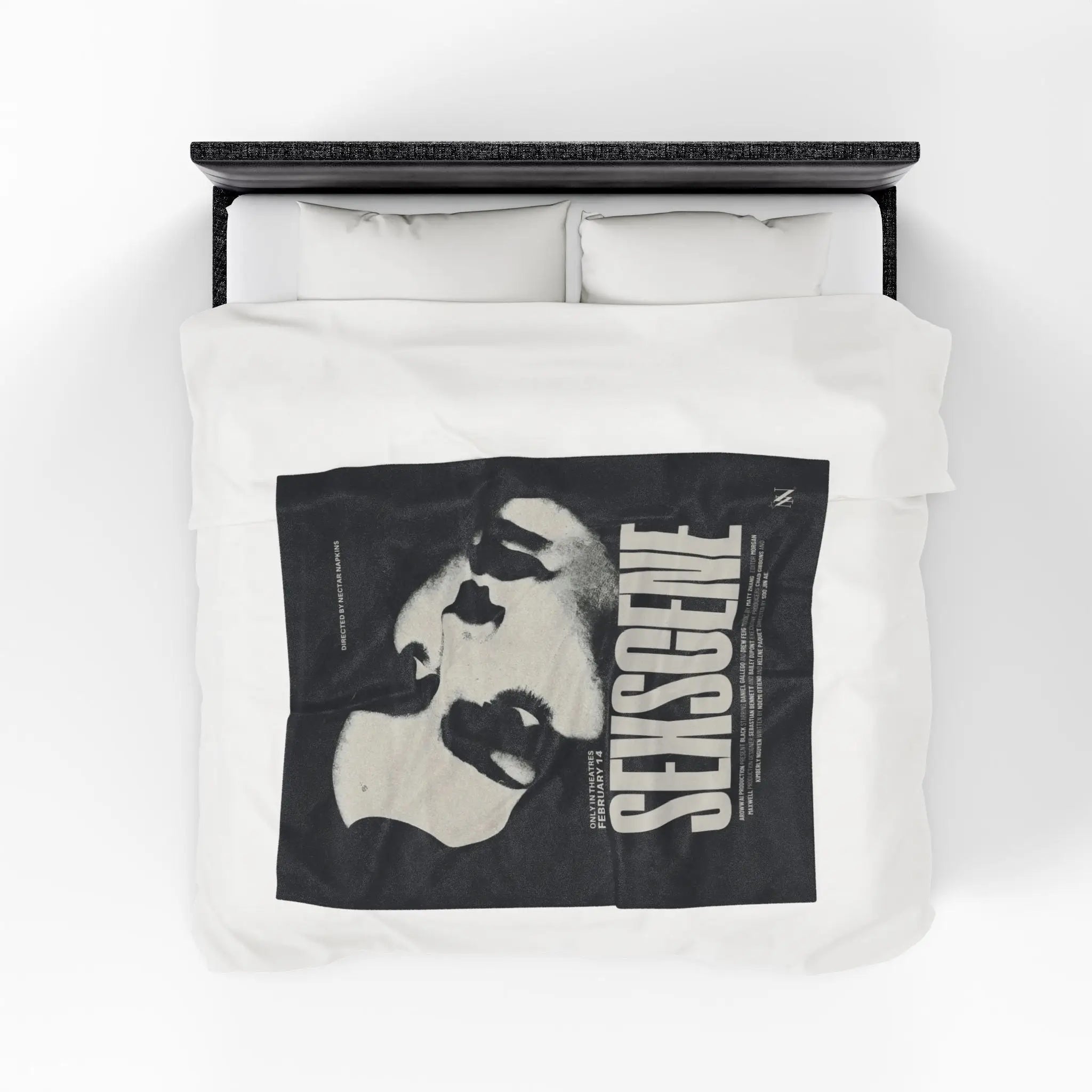 Sex Scene Movie Poster | Mix & Match Soft Fun-Flirty Lovers’ Blankets