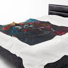 Traditional El Día de los Muertos Dolls | Mix & Match Velveteen Fun-Flirty Lovers’ Blankets