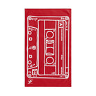 Old School Cassette Tape Red | Mix & Match Original Fun-Flirty Lovers’ Towels