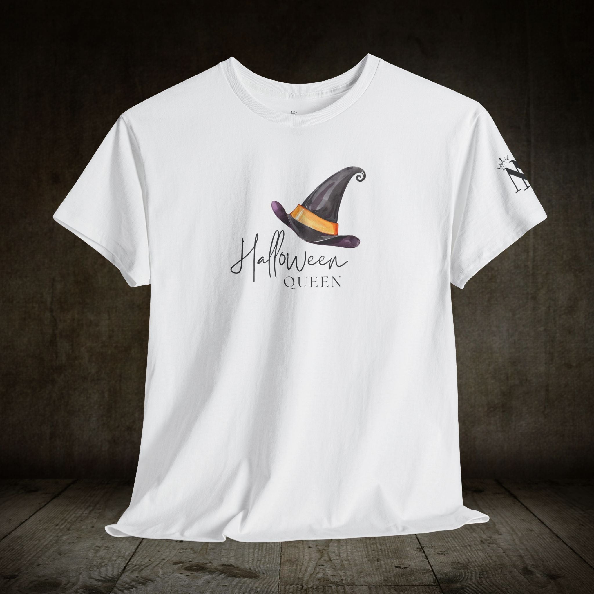 Halloween Queen Witch Hat | Mix & Match Cotton Unisex Fun-Flirty Lovers’ T-Shirts