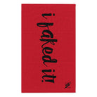I Faked It! Red | Mix & Match Soft Fun-Flirty Lovers’ Towels