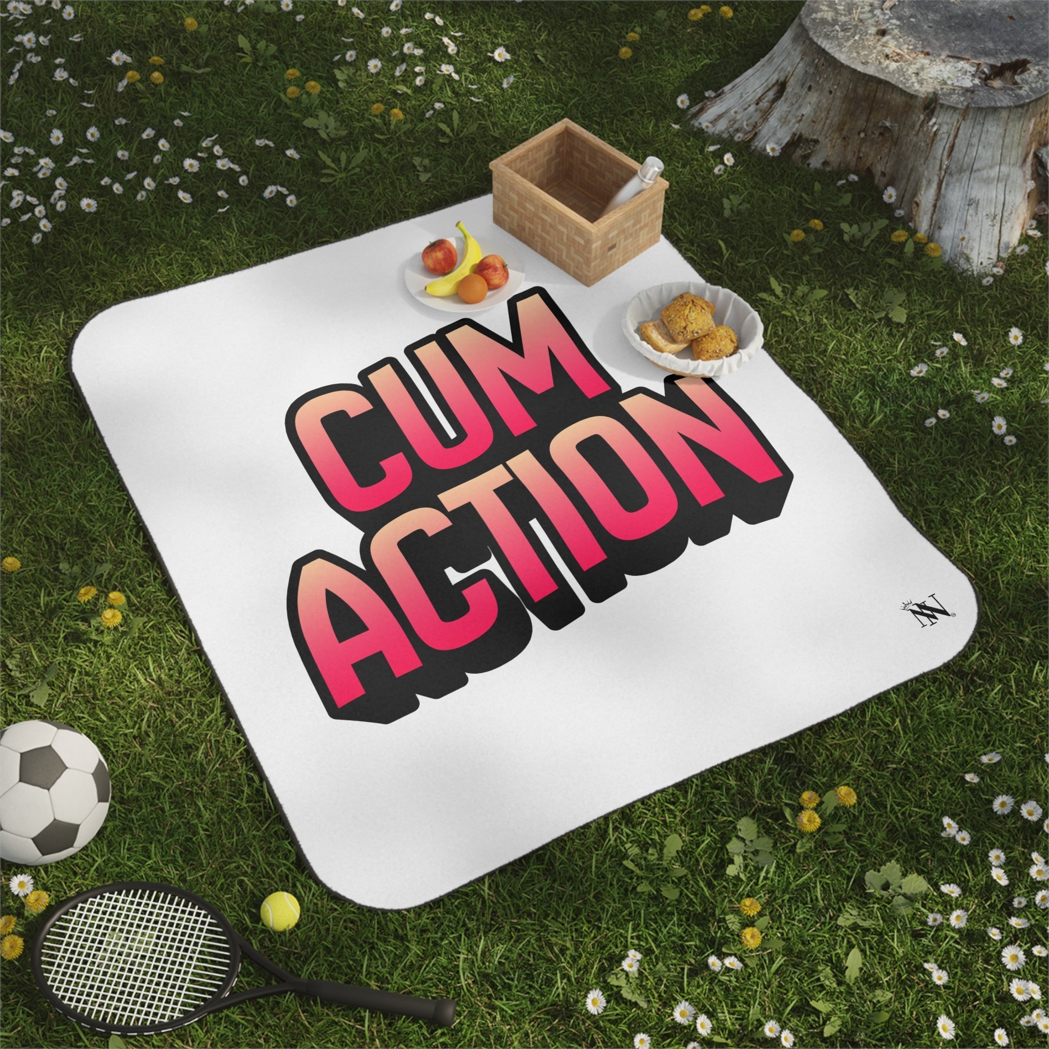 Cum Action | Mix Match Fun-Flirty Lovers’ Water-Resistant Blankets