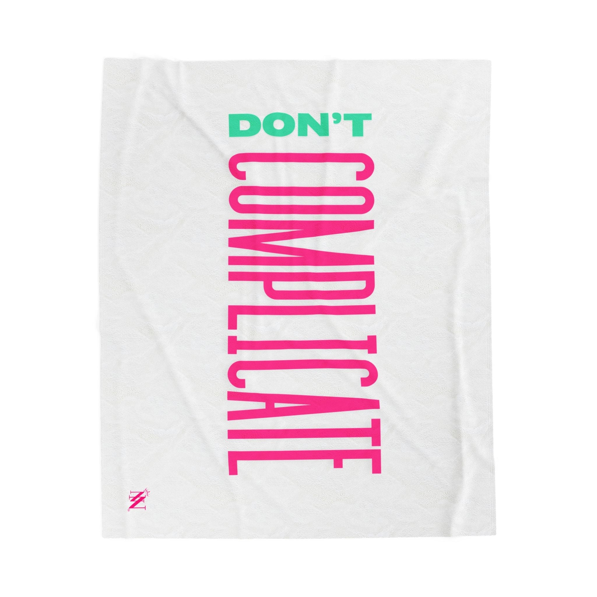 Don’t Complicate | Mix & Match Fun-Flirty Lovers’ Blankets