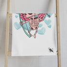 Skeleton Cupid Love | Mix & Match Classic Fun-Flirty Lovers’ Towels