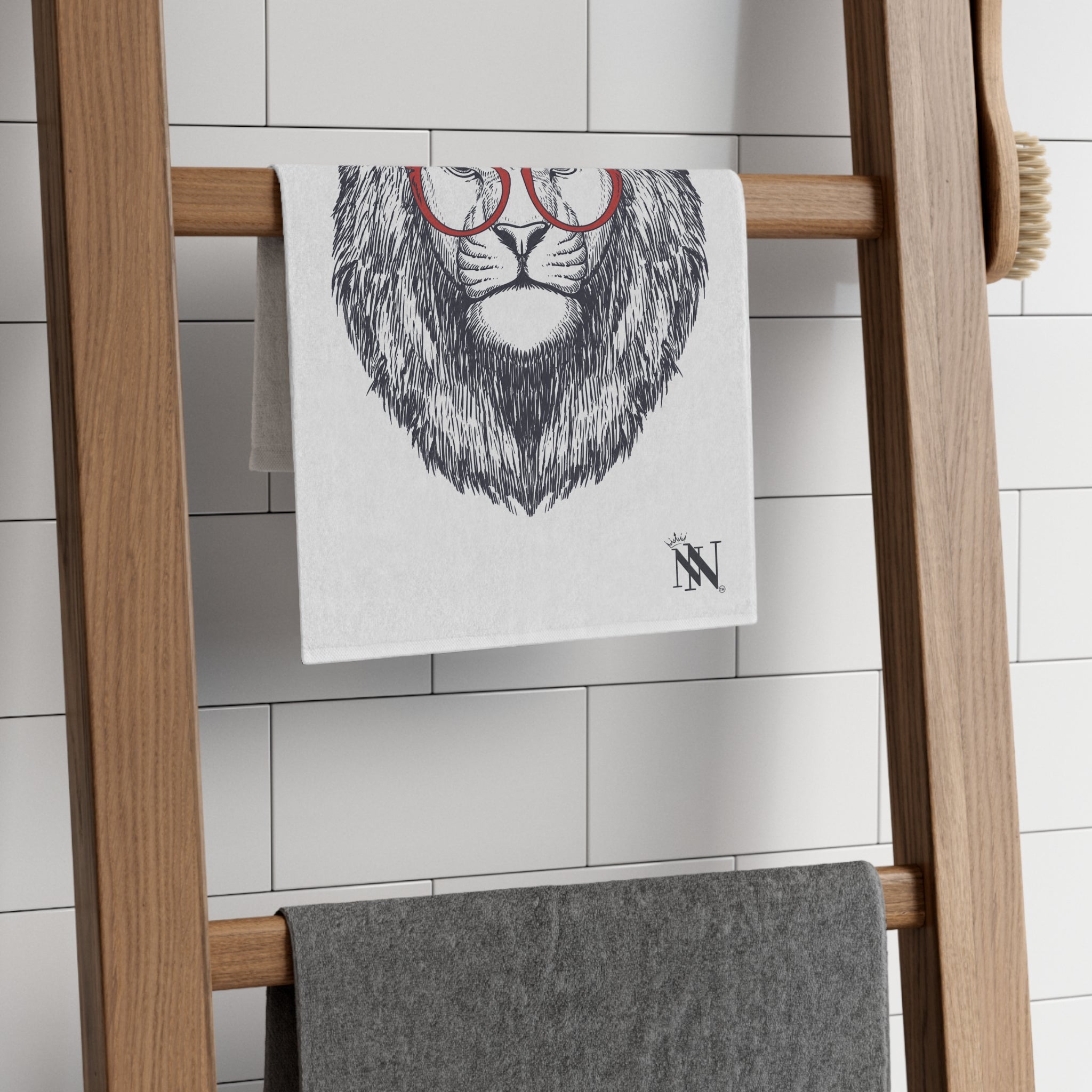 Cool Lion Cat | Mix & Match Soft Fun-Flirty Lovers’ Towels