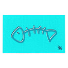 Blue Fish Bone | Mix & Match Soft Fun-Flirty Lovers’ Towels