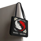 Two Paths One Destiny Koi Fish Ying Yang | Nectar Napkins Fun-Flirty Lovers’ Totes