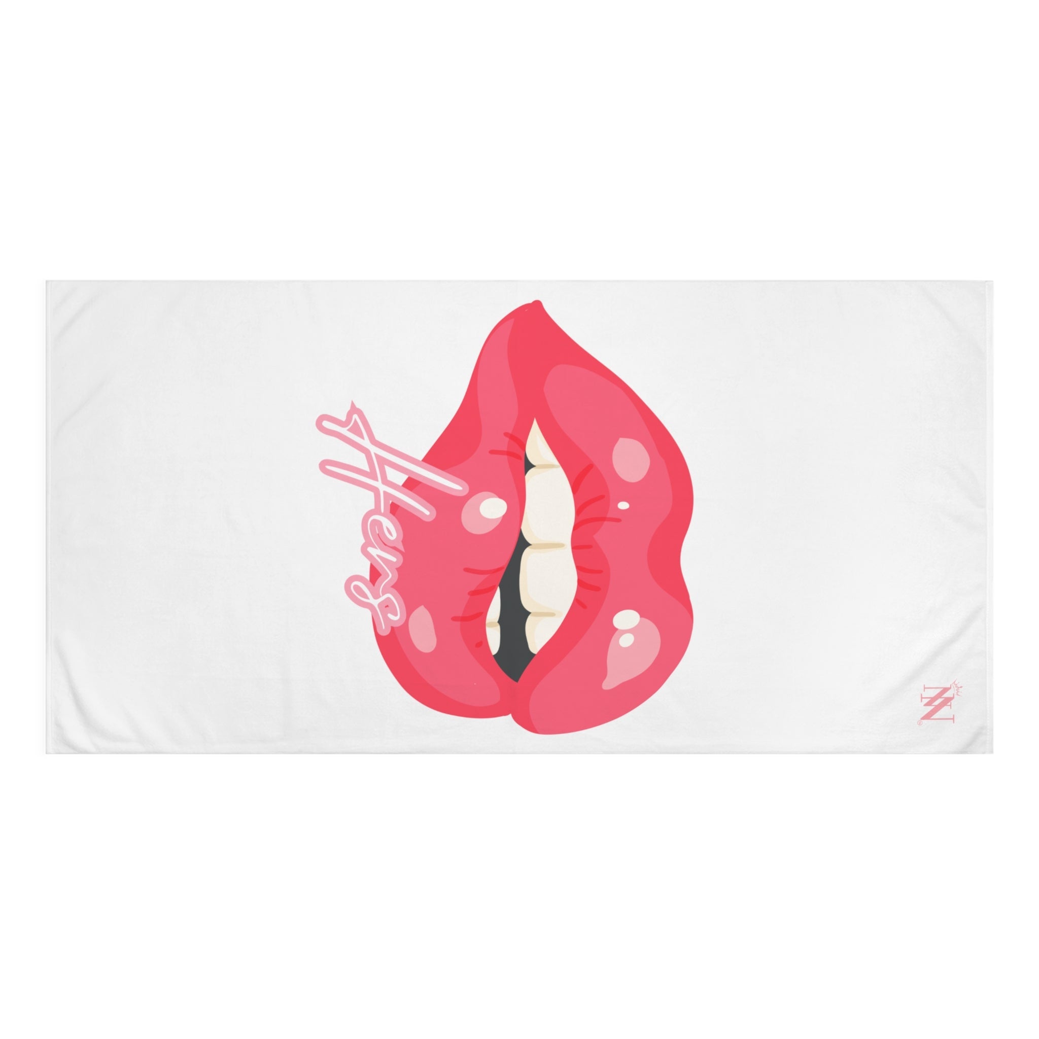 Hers Biting Lip Big Ass Rimming Sex Towel