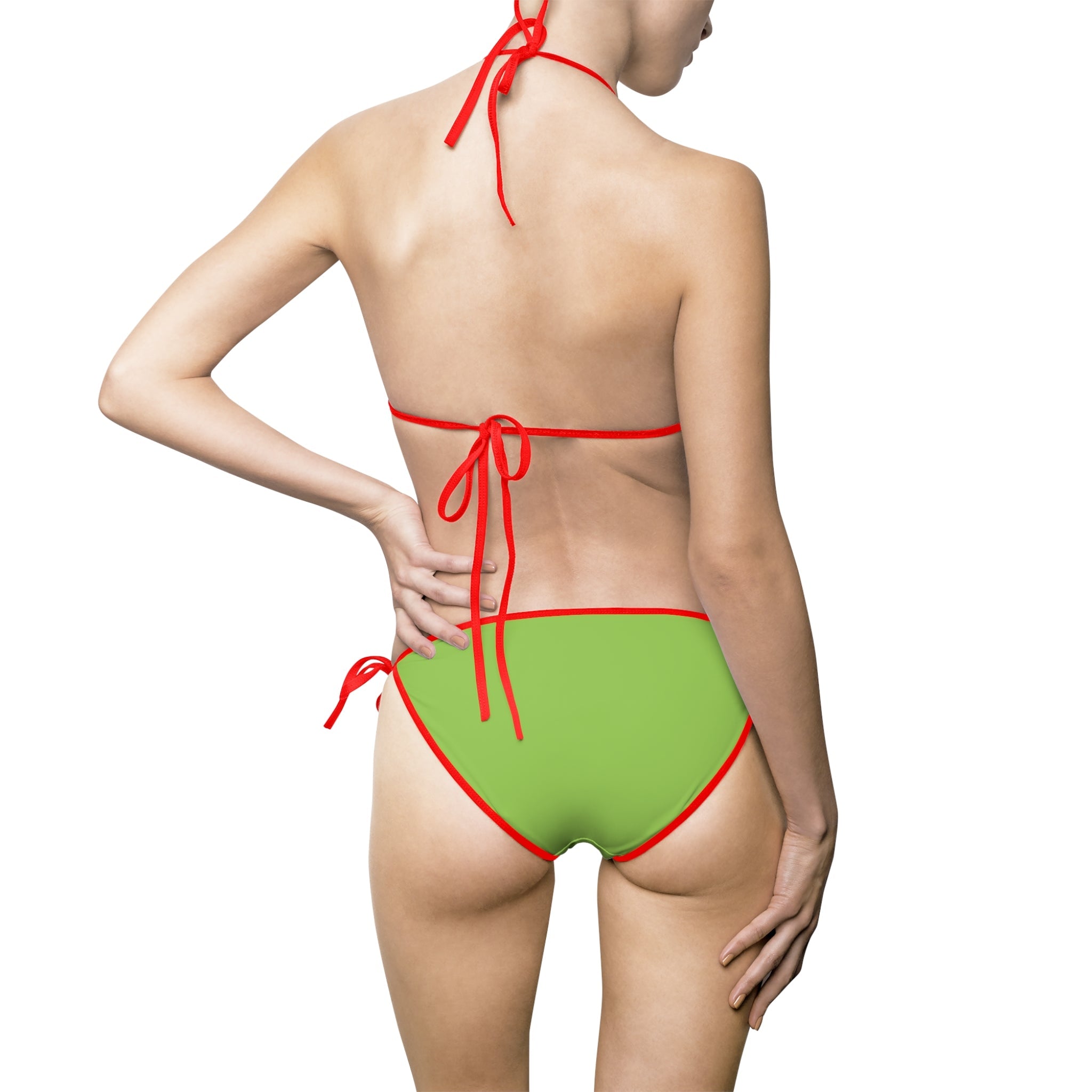 Green Strappy | Mix & Match Fun-Flirty Lovers’ String Bikinis