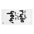 I’m Not Rude | Mix & Match XL Fun-Flirty Lovers’ Towels