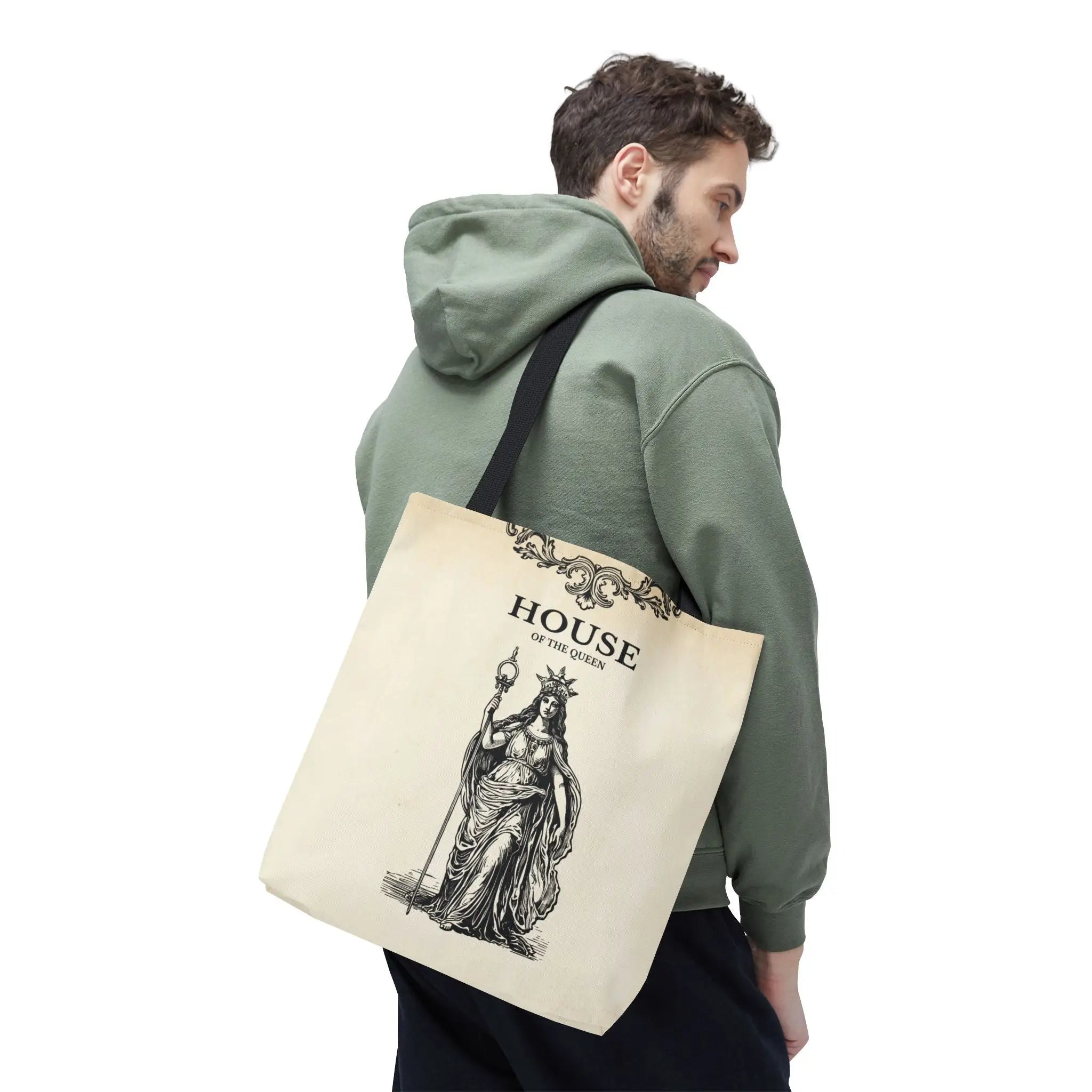 House of the Queen Vintage Tote Bag