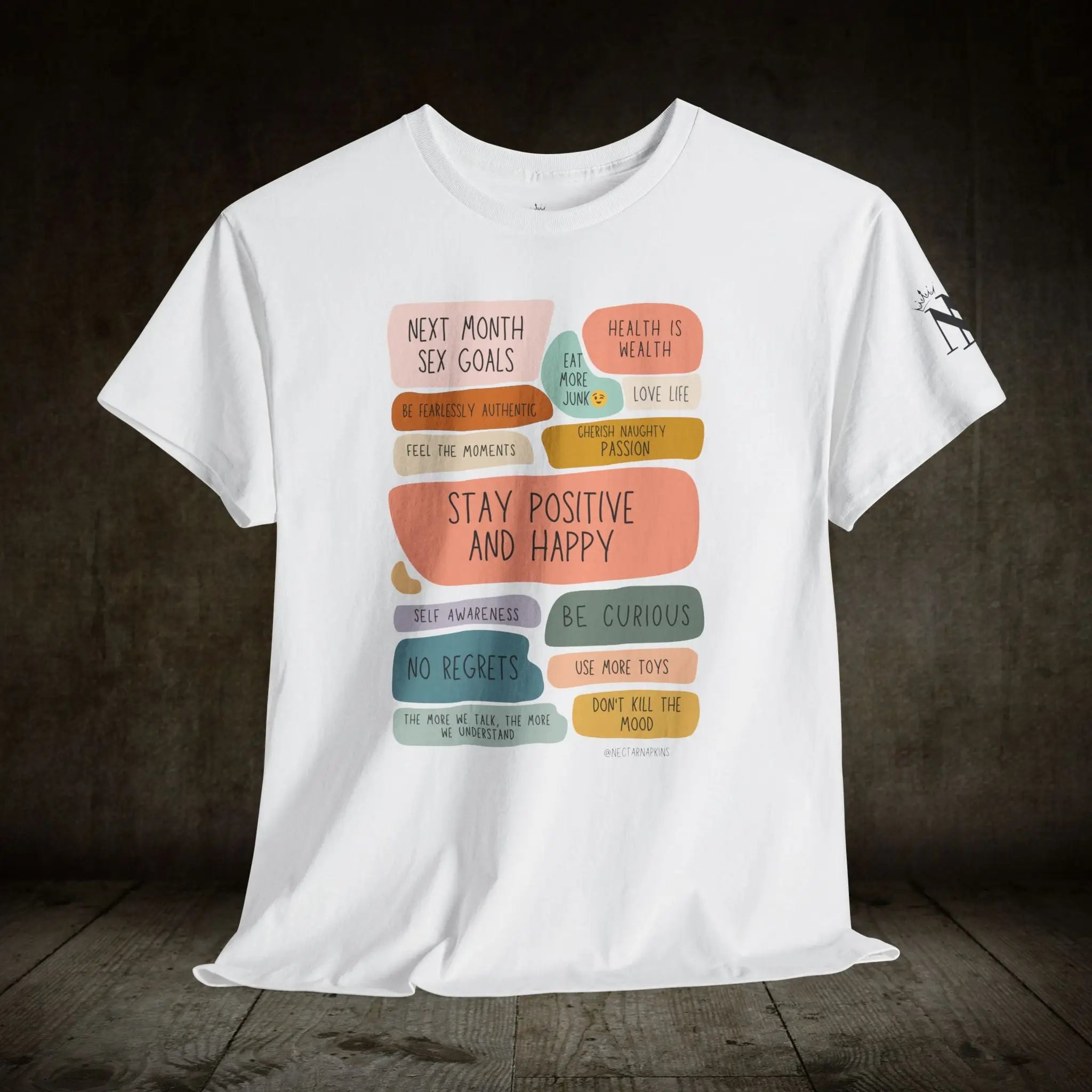 Sex Goals | Mix & Match 100% Cotton Unisex Fun-Flirty Lovers’ Tees