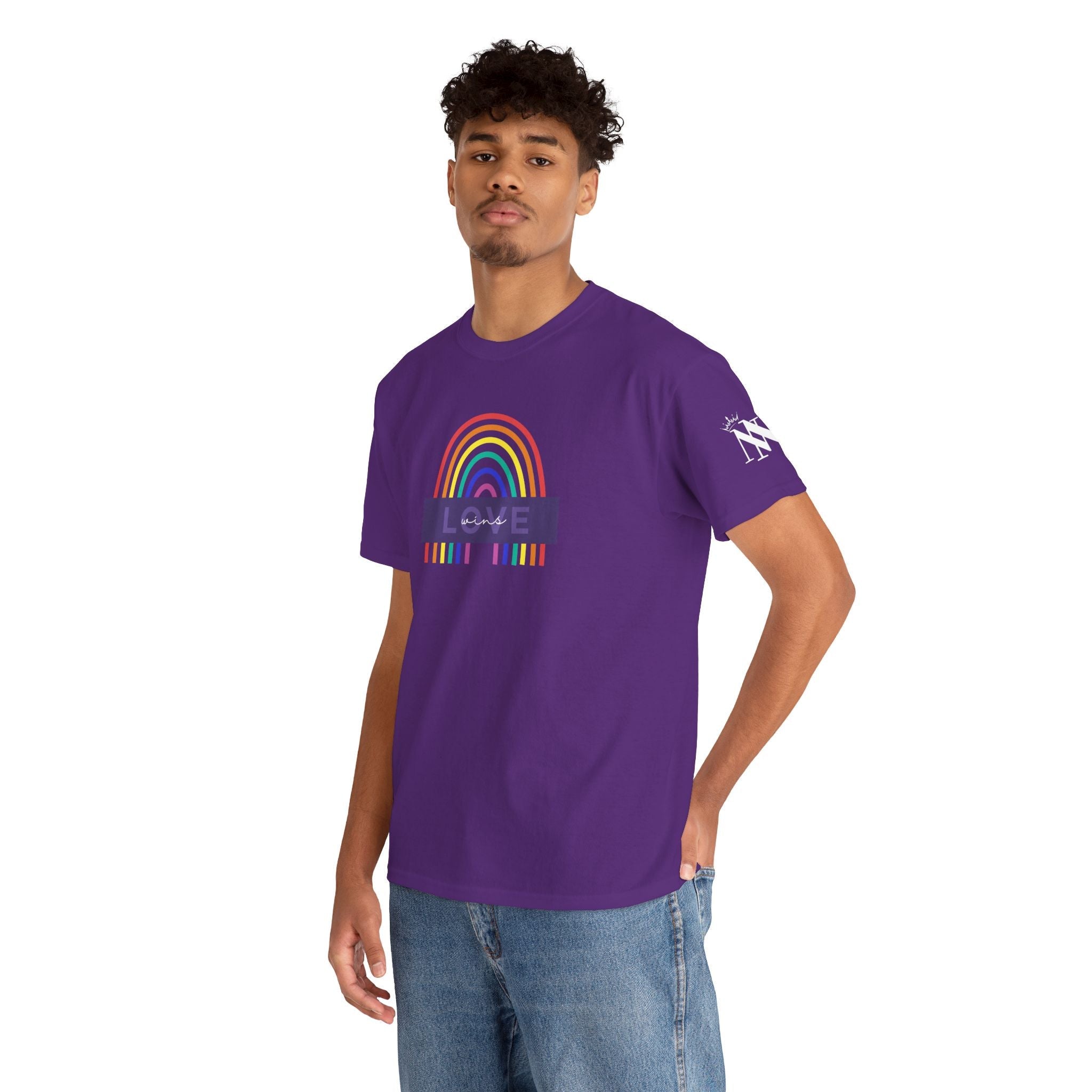 Love Wins Rainbow | Mix & Match Cotton Unisex Fun-Flirty Lovers’ T-Shirts