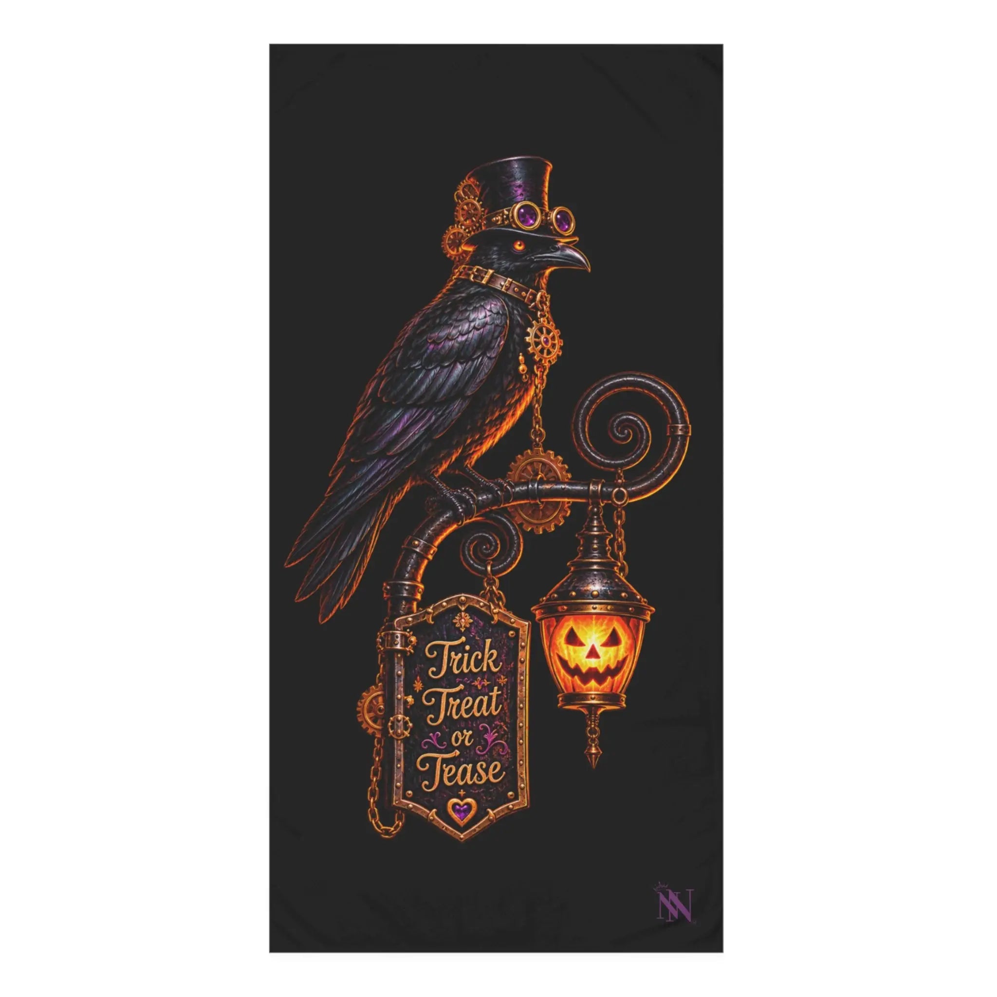 Trick Treat or Tease Crow XL Sex Towel