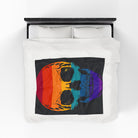 Colorful Skull | Mix & Match Soft Fun-Flirty Lovers’ Blankets
