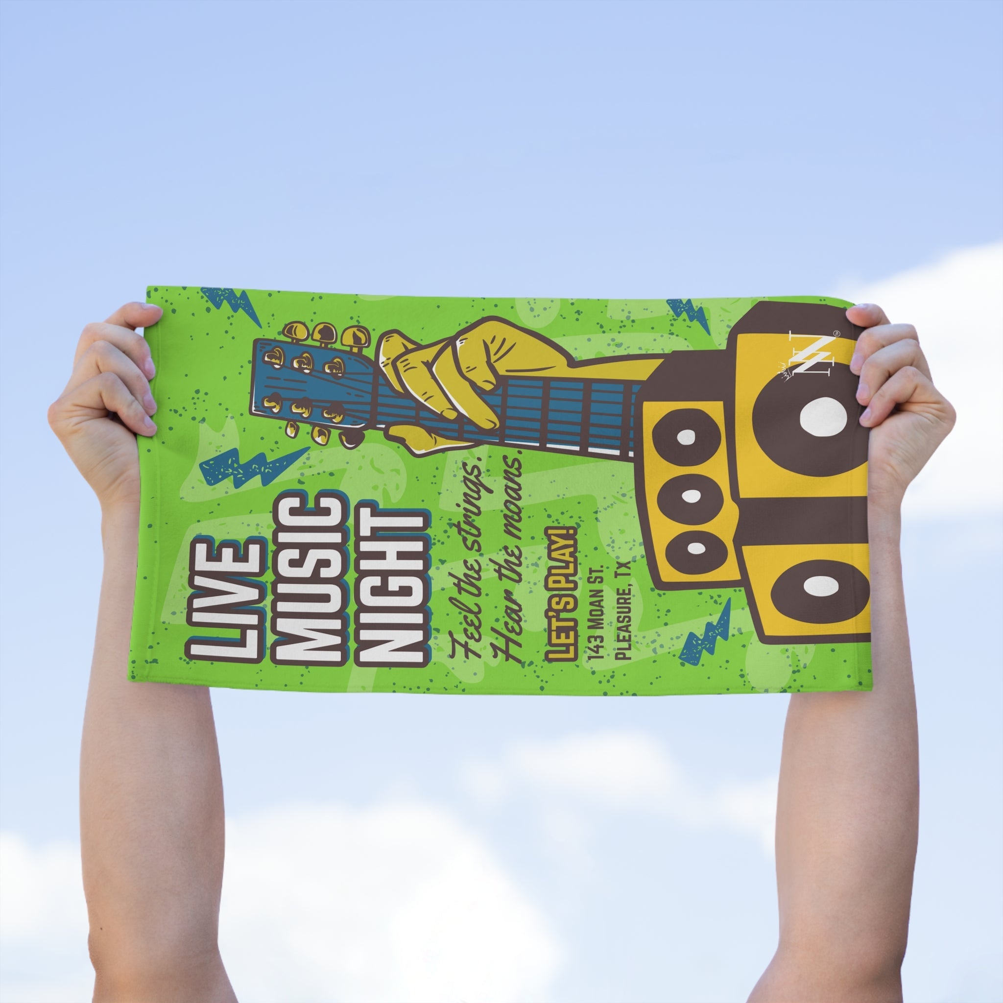 Feel the Strings Sex Towel