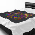 Mardi Gras & Mischief Skull Lovers’ Blanket