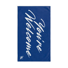 Simply You’re Welcome Blue Cum Towel