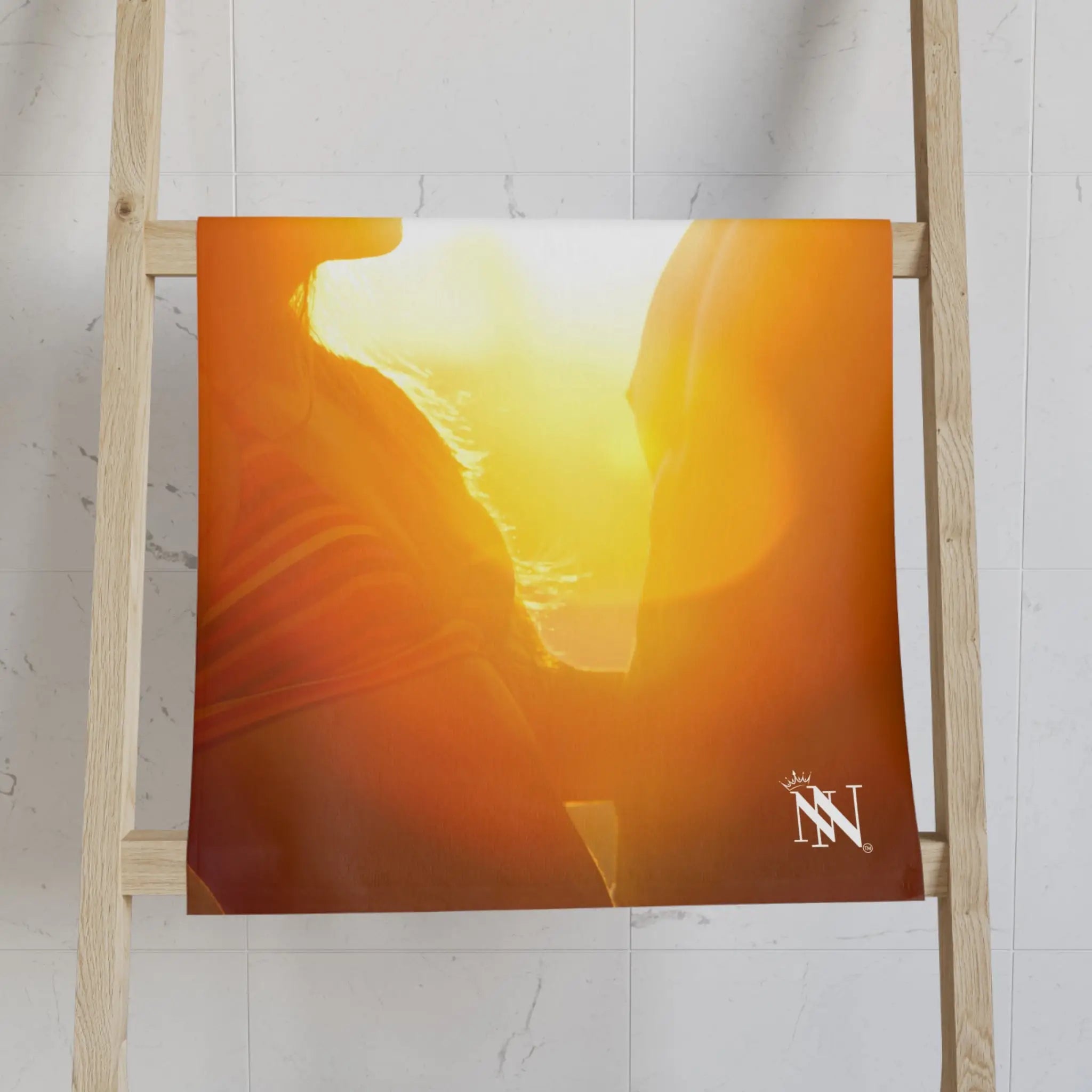 Sunset Couple Silhouette | Nectar Napkins Classic Fun-Flirty Lovers’ Towels