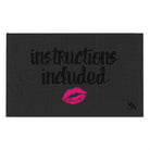 Instructions Included Dark Grey | Mix & Match Soft Fun-Flirty Lovers’ Towels