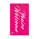 Simply You’re Welcome Signature Pink | Nectar Napkins Classic Fun-Flirty Colored Towels