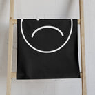 Sad Emoji Black Cum Towel