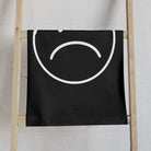 Sad Emoji Black | Mix & Match Classic Fun-Flirty Lovers’ Towels