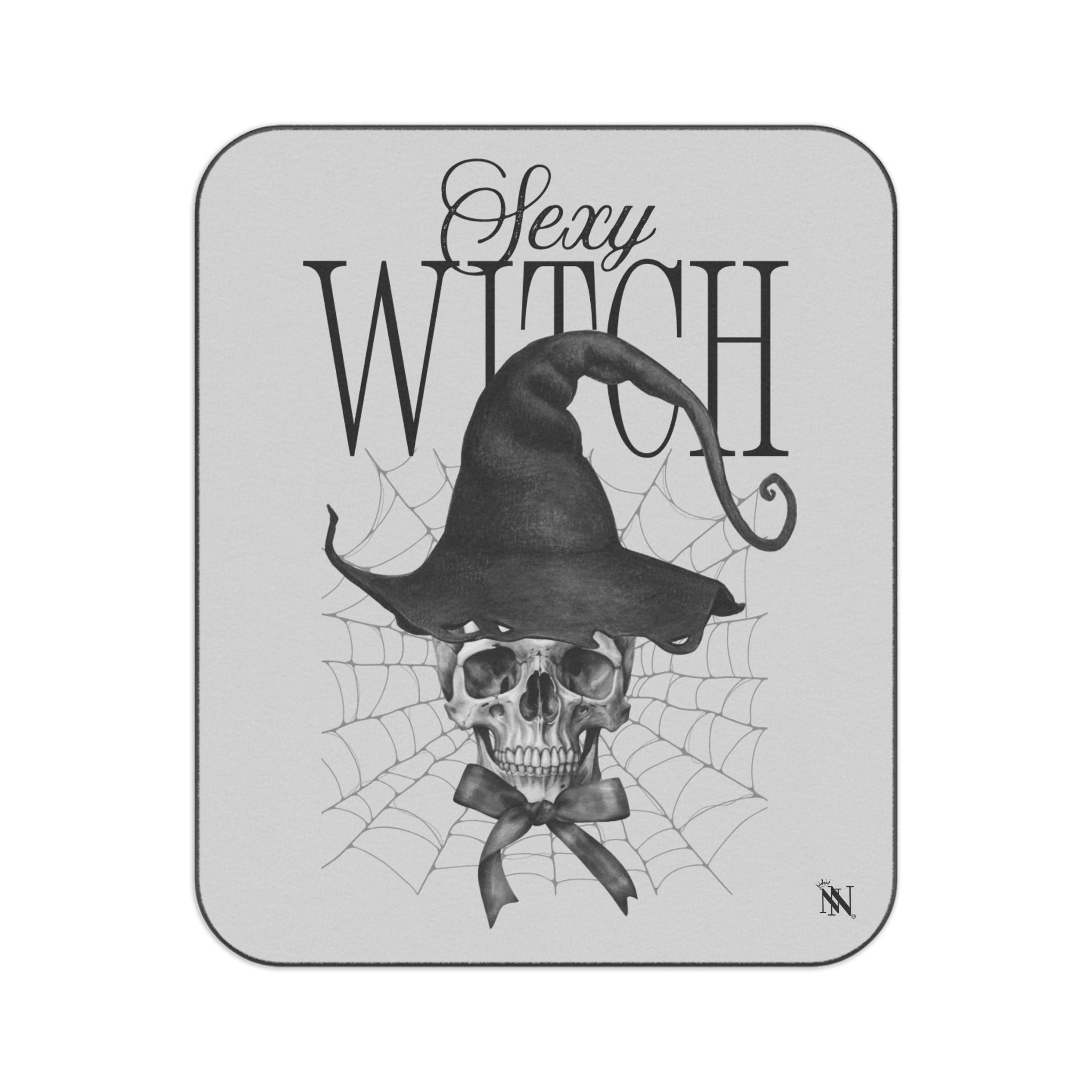 Sexy Witch Skull Water Resistant Blanket for Sex